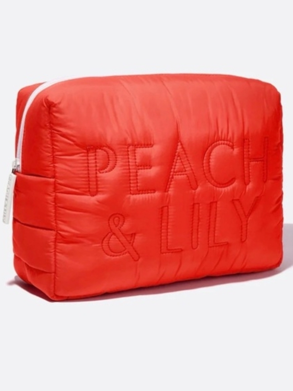 Peach & Lily Orange Puff Pouch Bag